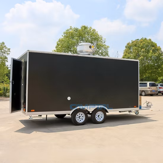 Custom Street Retro Concesión Trailer Mobile Fast Food Kitchen