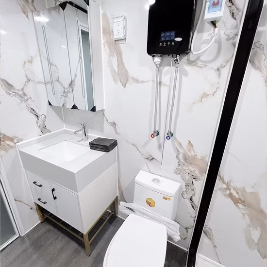 Oficinas Temporales Casas Prefabricadas Portátiles Casa Contenedor de Envío Casa Prefabricada Casa Pequeña en Expansión Casa Móvil Portátil Casa Contenedor Expandible