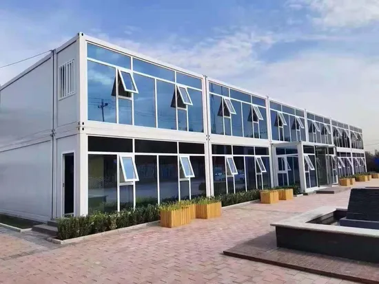 Sitio de construcción de bajo costo Soluciones de vivienda Casa contenedor de 20 pies para campo de trabajo