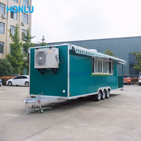 Remolque de venta de comida rápida en la calle Airstream para la venta