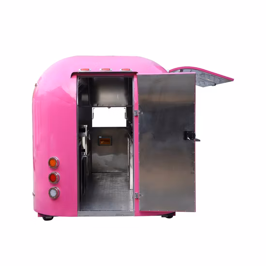 Remolque de comida de la corriente de aire del camión de comida de la calle